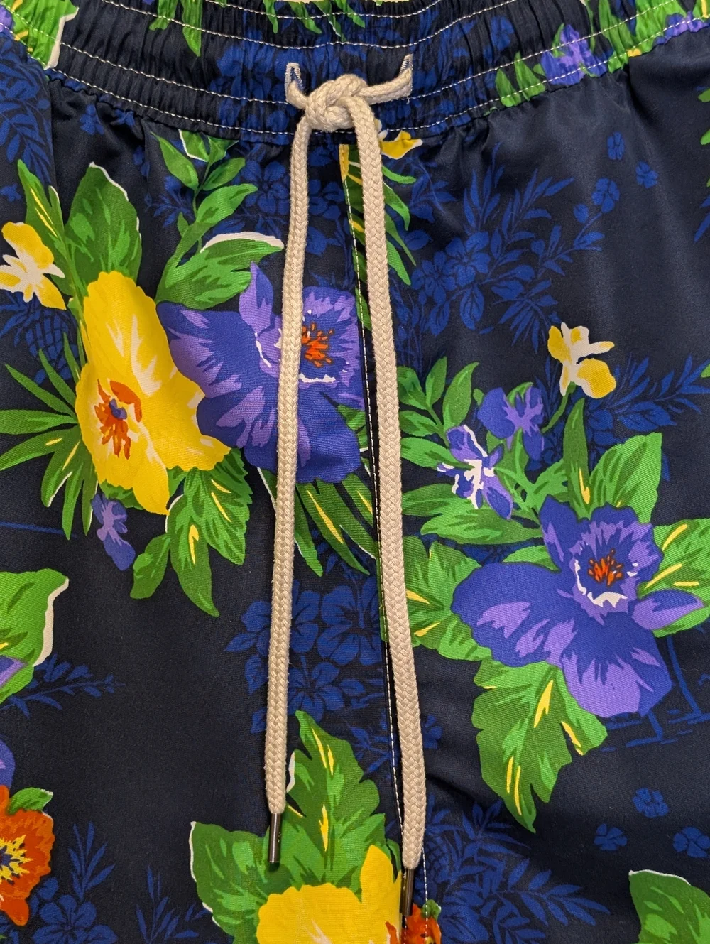 Polo Ralph Lauren Traveler Floral Printed Swim Trunks Shorts Resort Beach Cruise - Picture 4 of 15